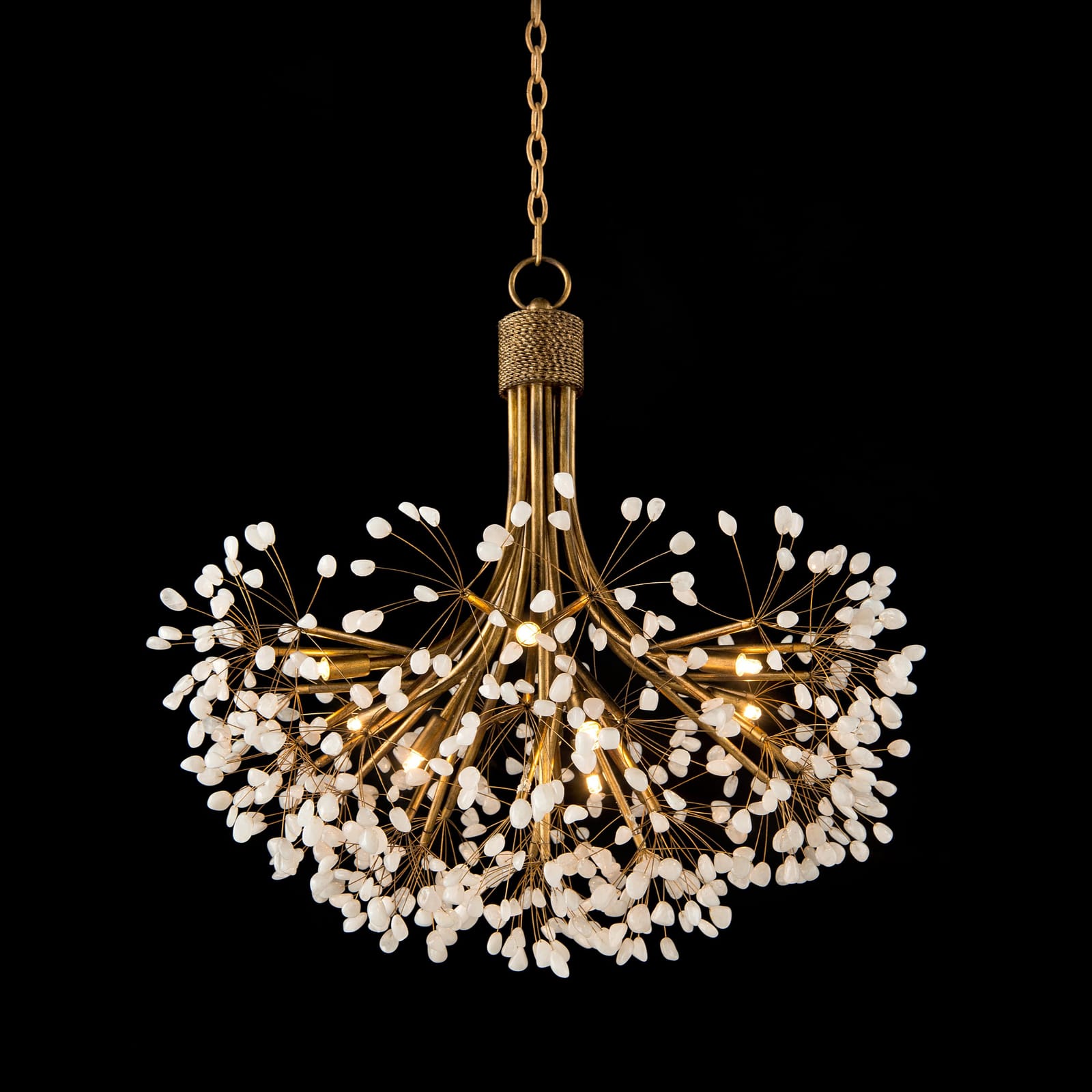John Richard Stone, Quartz Nine-Light Chandelier official image 1