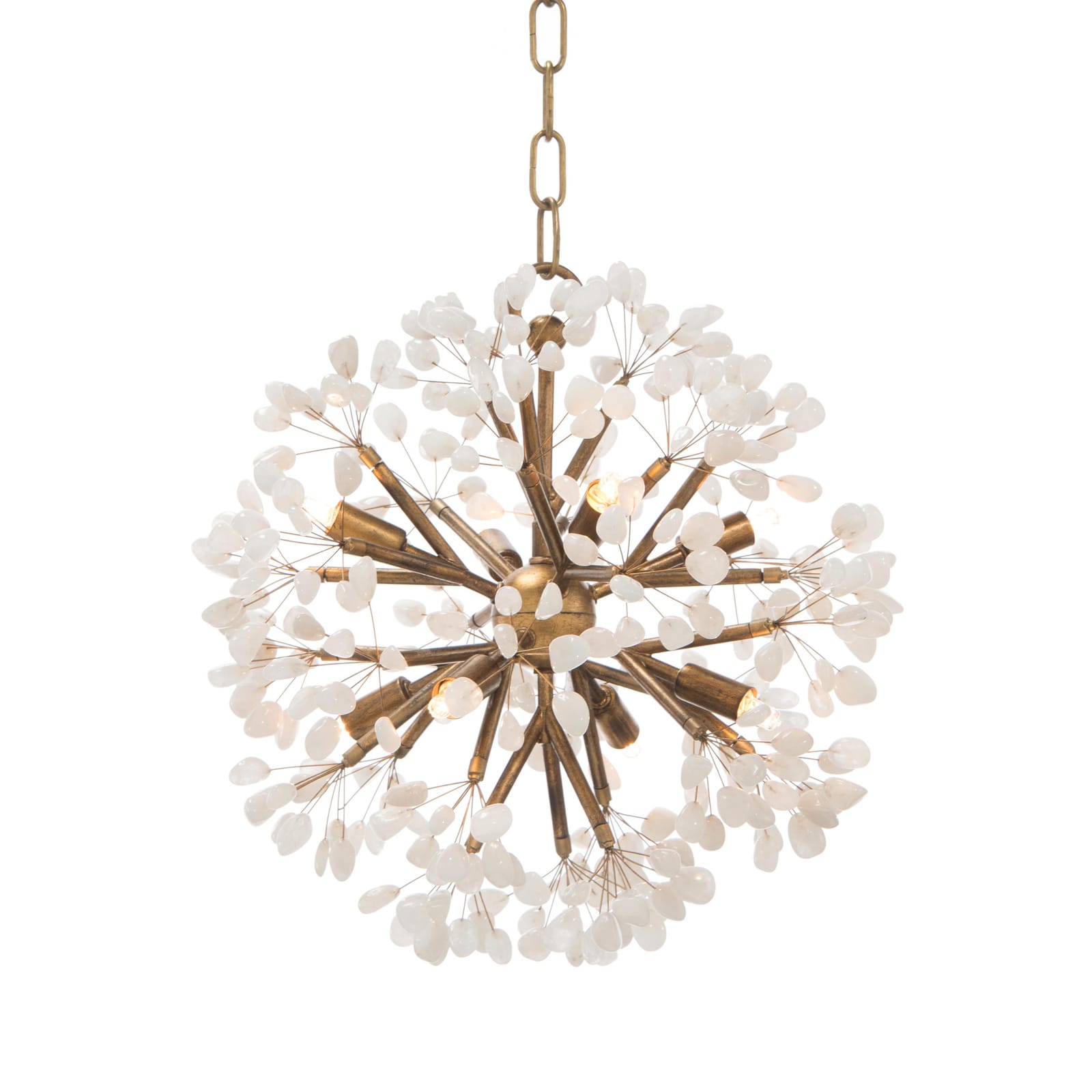 John Richard Ceres: Quartz Crystal Spherical Eight-Light Chandelier official image 1