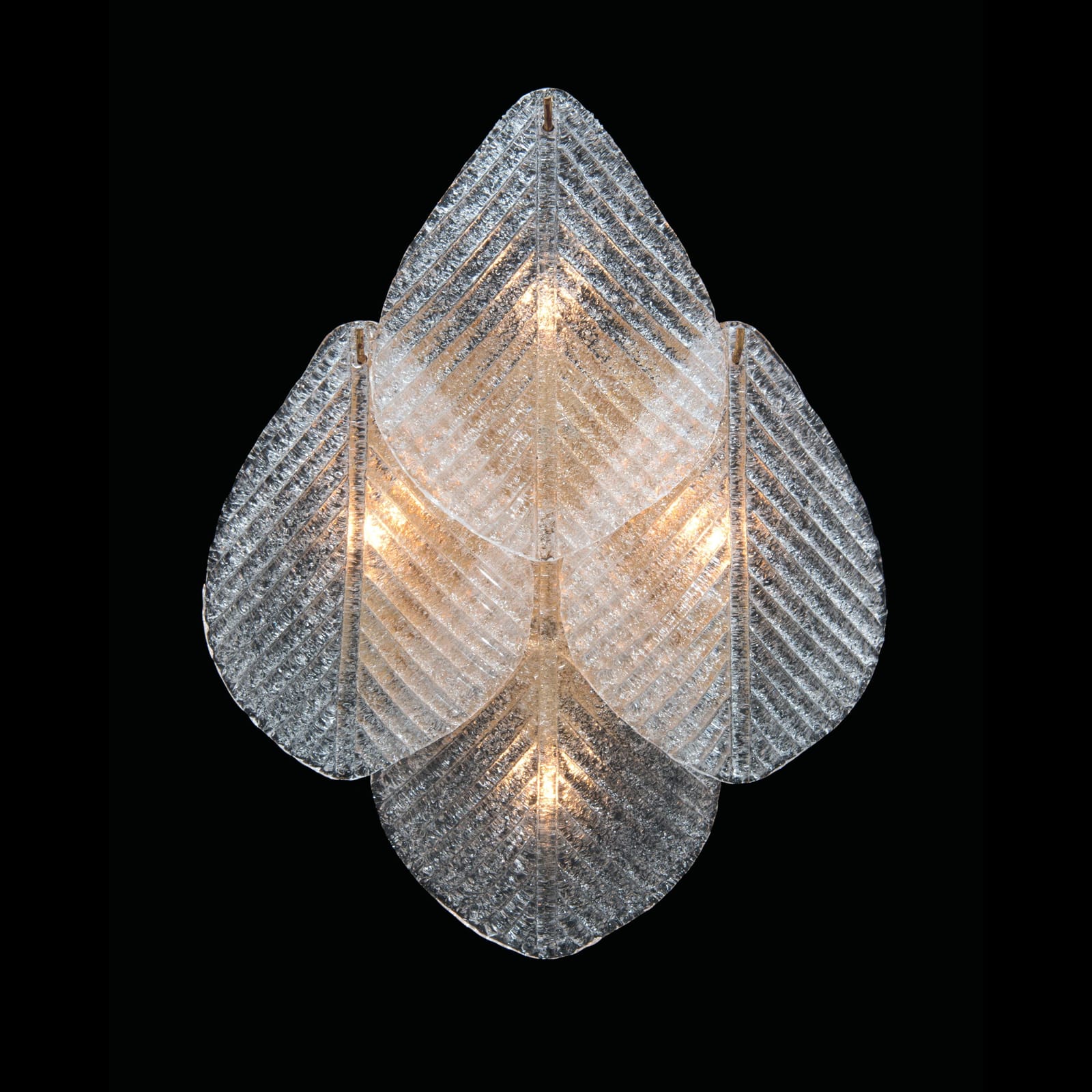 John Richard Frosted Glass Petal Wall Coupe official image 1