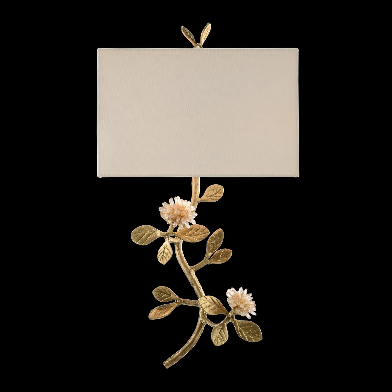 John Richard Stone, Quartz Flower Single-Light Wall Sconce official image 1