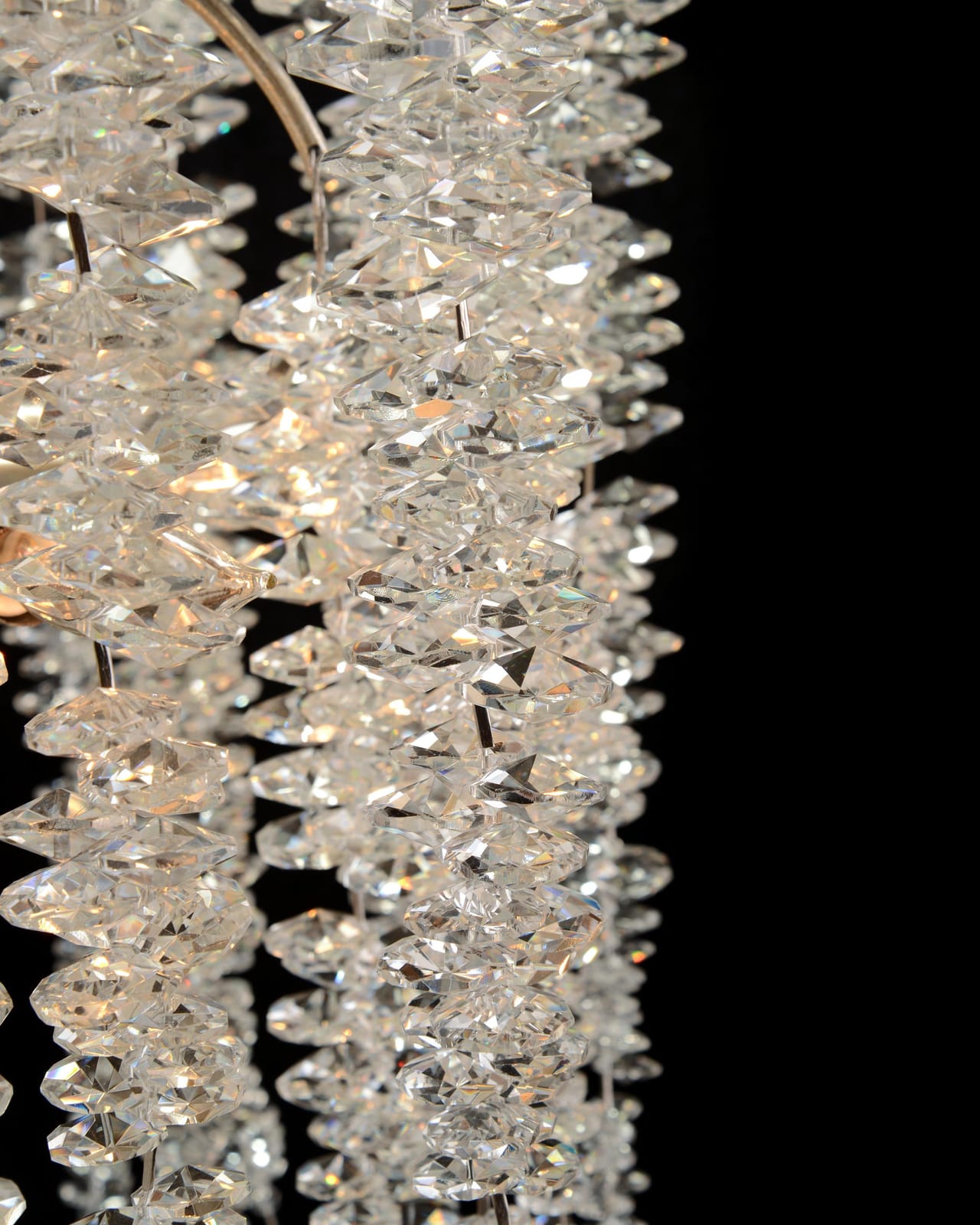 John Richard Cascading Crystal Six-Light Semi-Flush official image 2