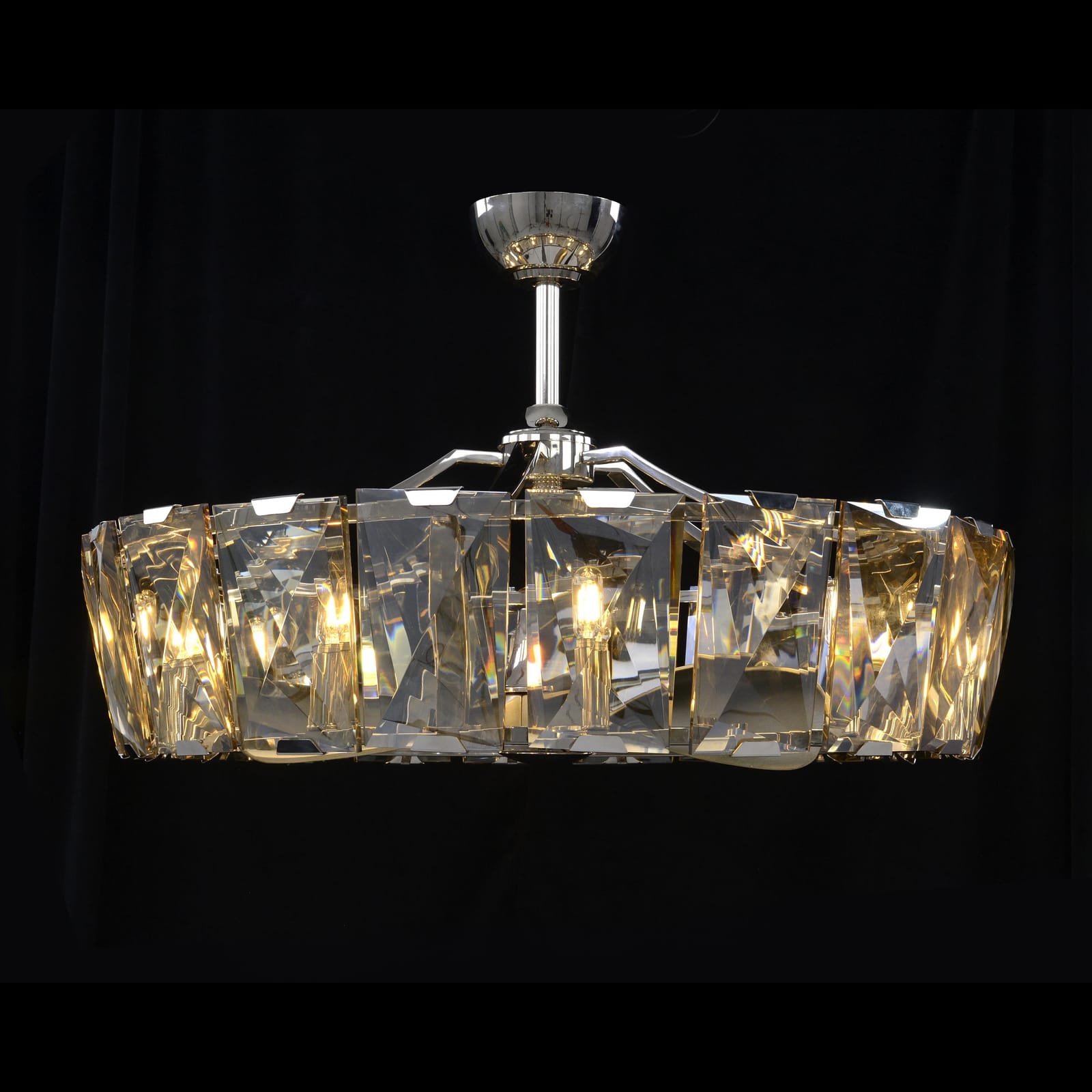 John Richard Ten-Light Chandelier with Fan official image 1