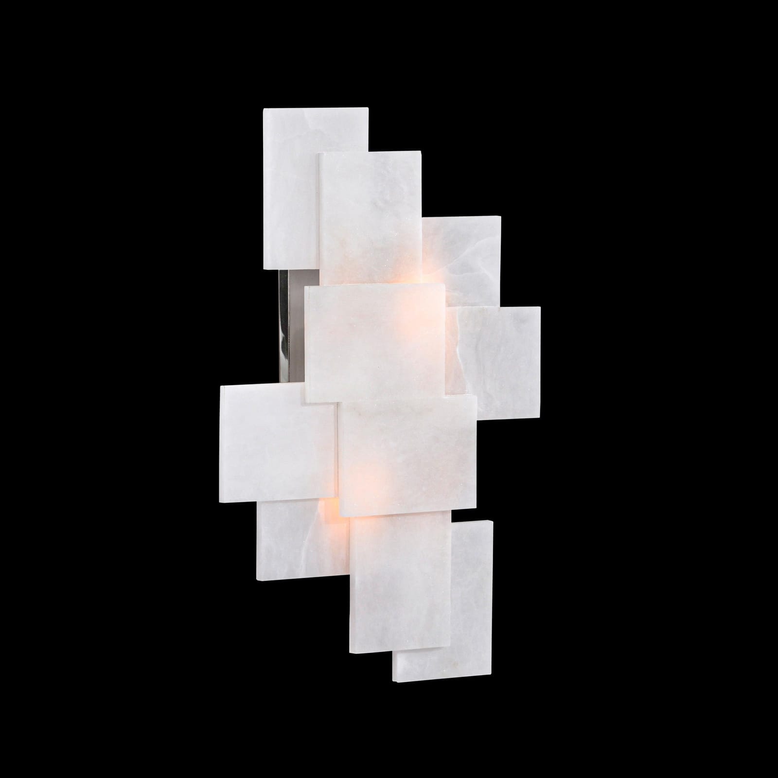 John Richard Stone, Alabaster Wall Sconce With A Nod To Mondrian official image 1