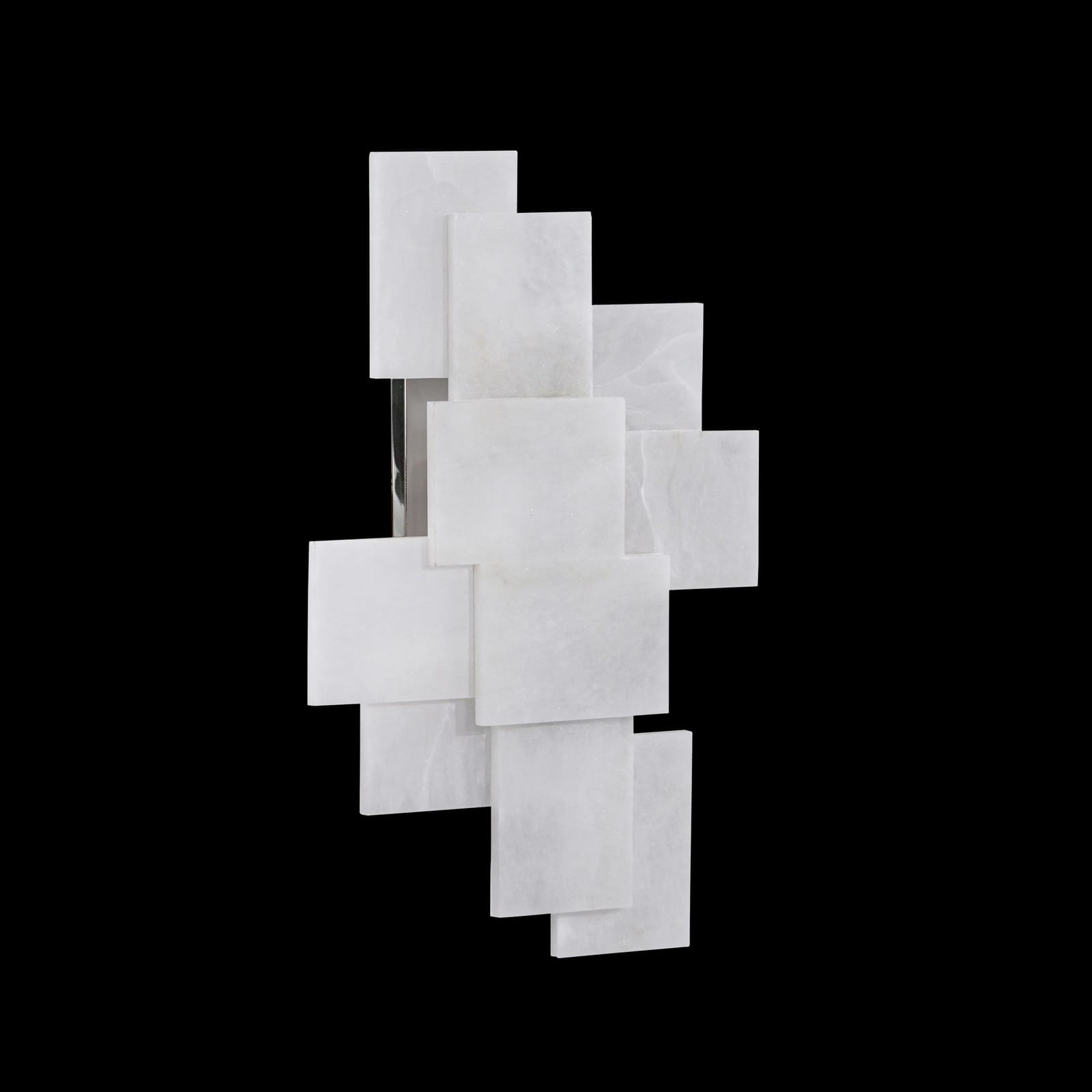 John Richard Stone, Alabaster Wall Sconce With A Nod To Mondrian official image 3