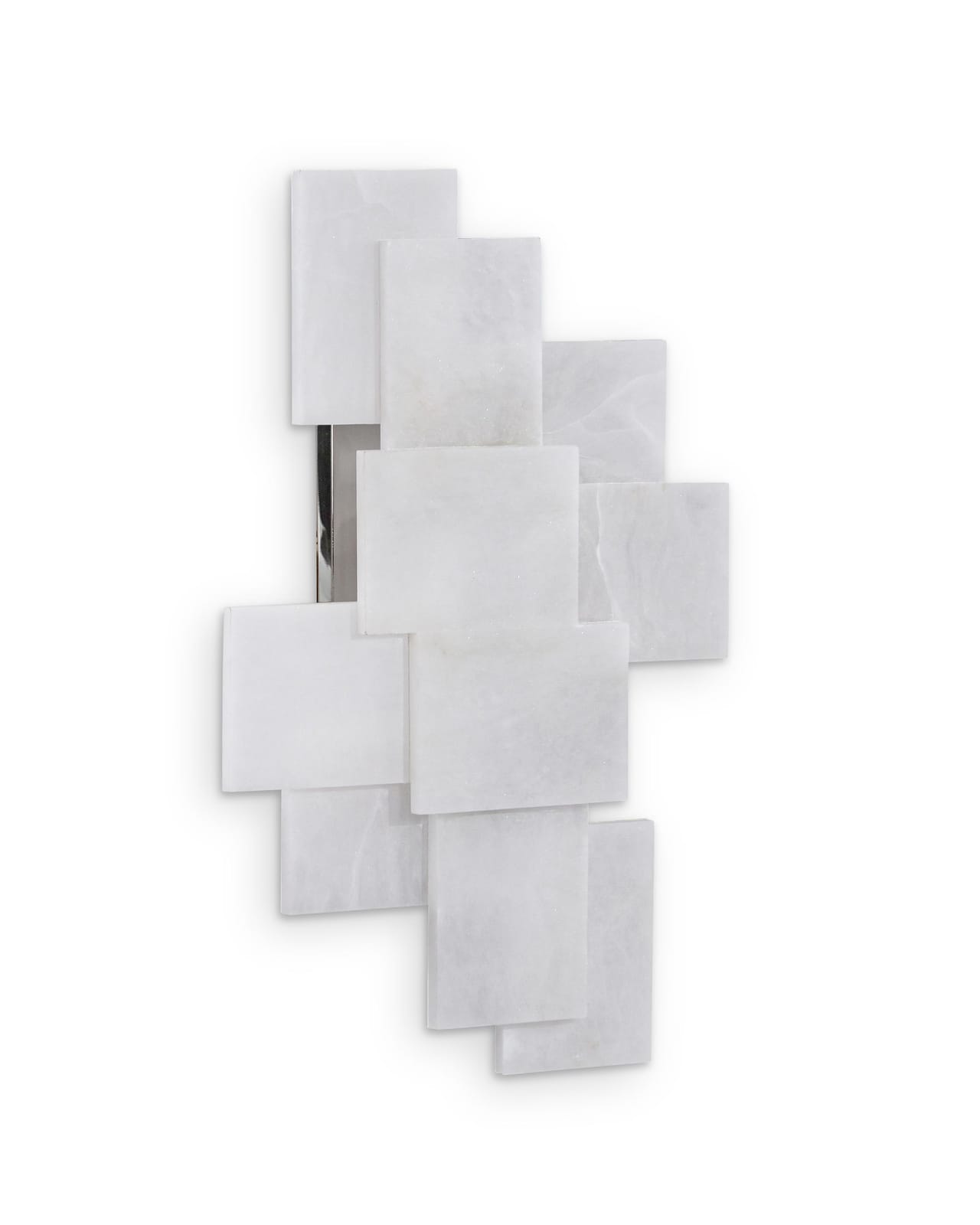 John Richard Stone, Alabaster Wall Sconce With A Nod To Mondrian official image 5