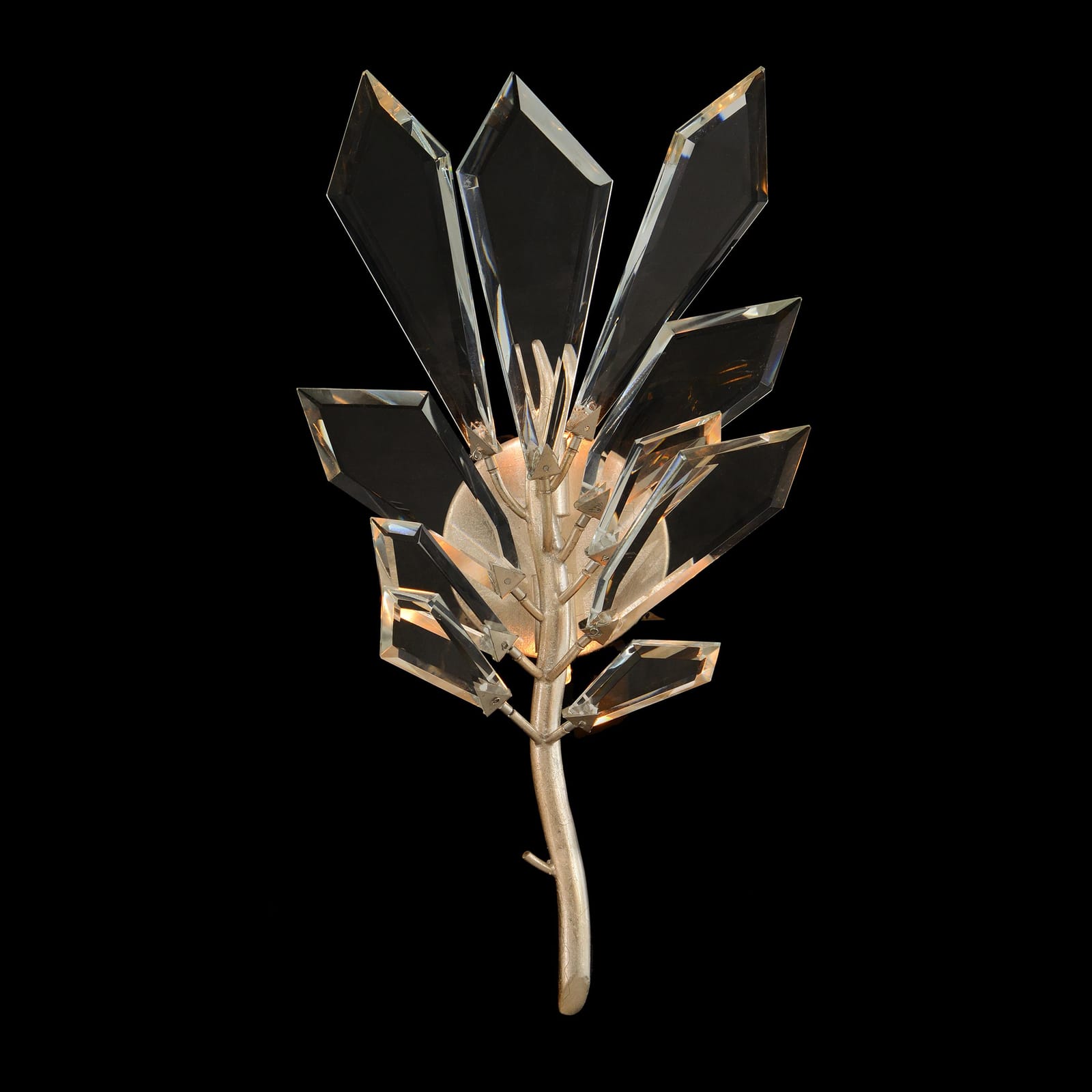 John Richard Kotta Single-Light Cut-Crystal Wall Sconce official image 1