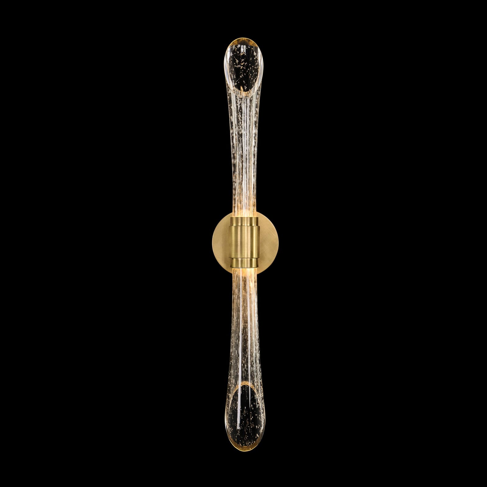 John Richard Rhapsody Fluted and Seeded Glass Wall Sconce official image 1