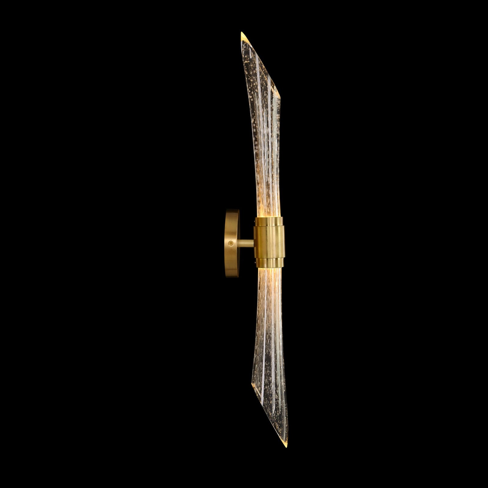 John Richard Rhapsody Fluted and Seeded Glass Wall Sconce official image 3