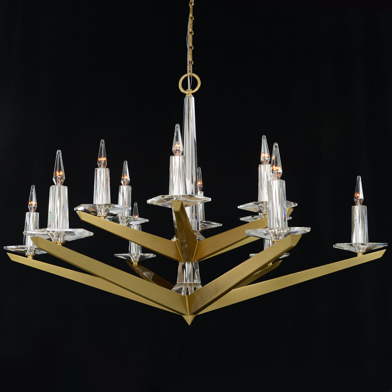John Richard Antares Twelve-Light Chandelier official image 1