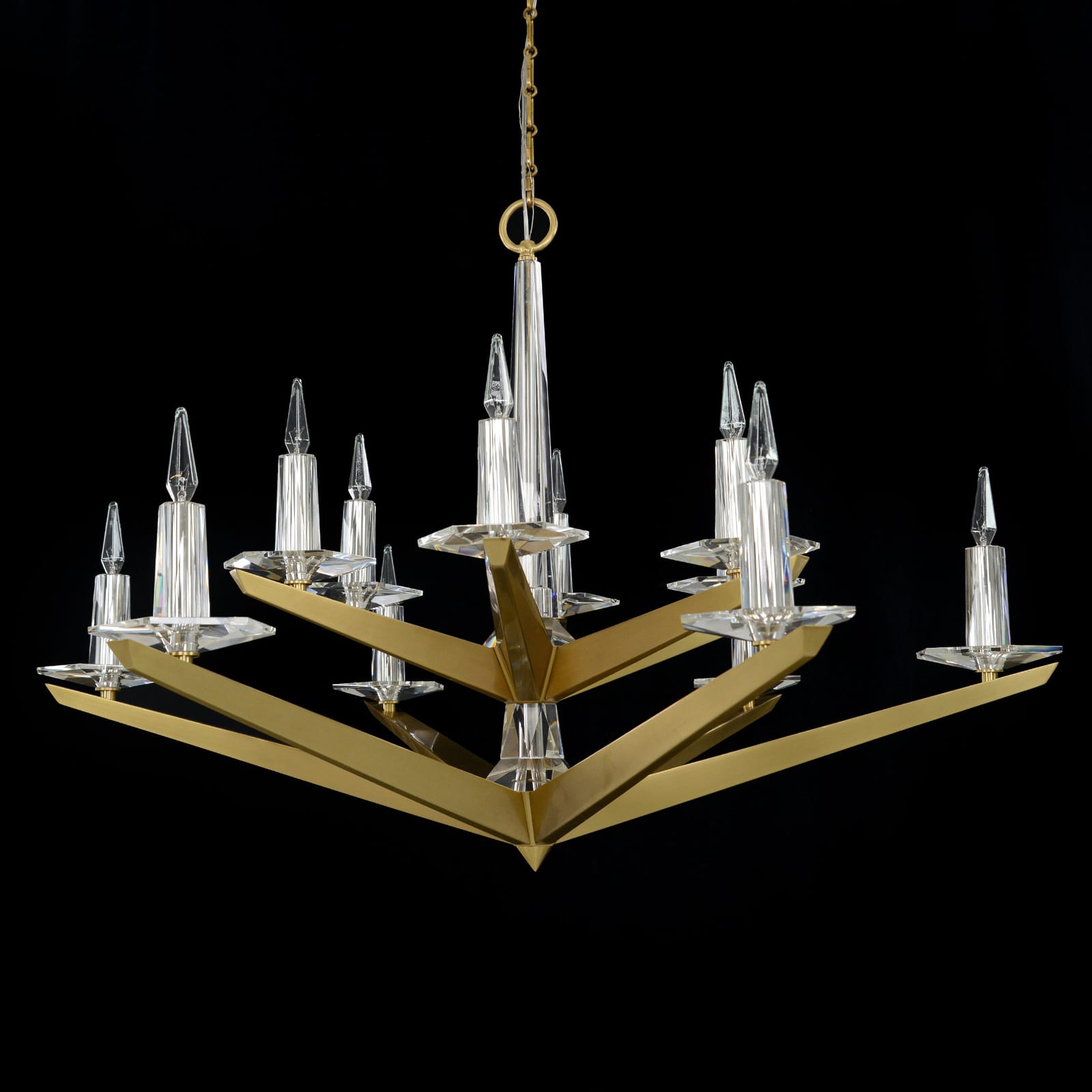 John Richard Antares Twelve-Light Chandelier official image 3