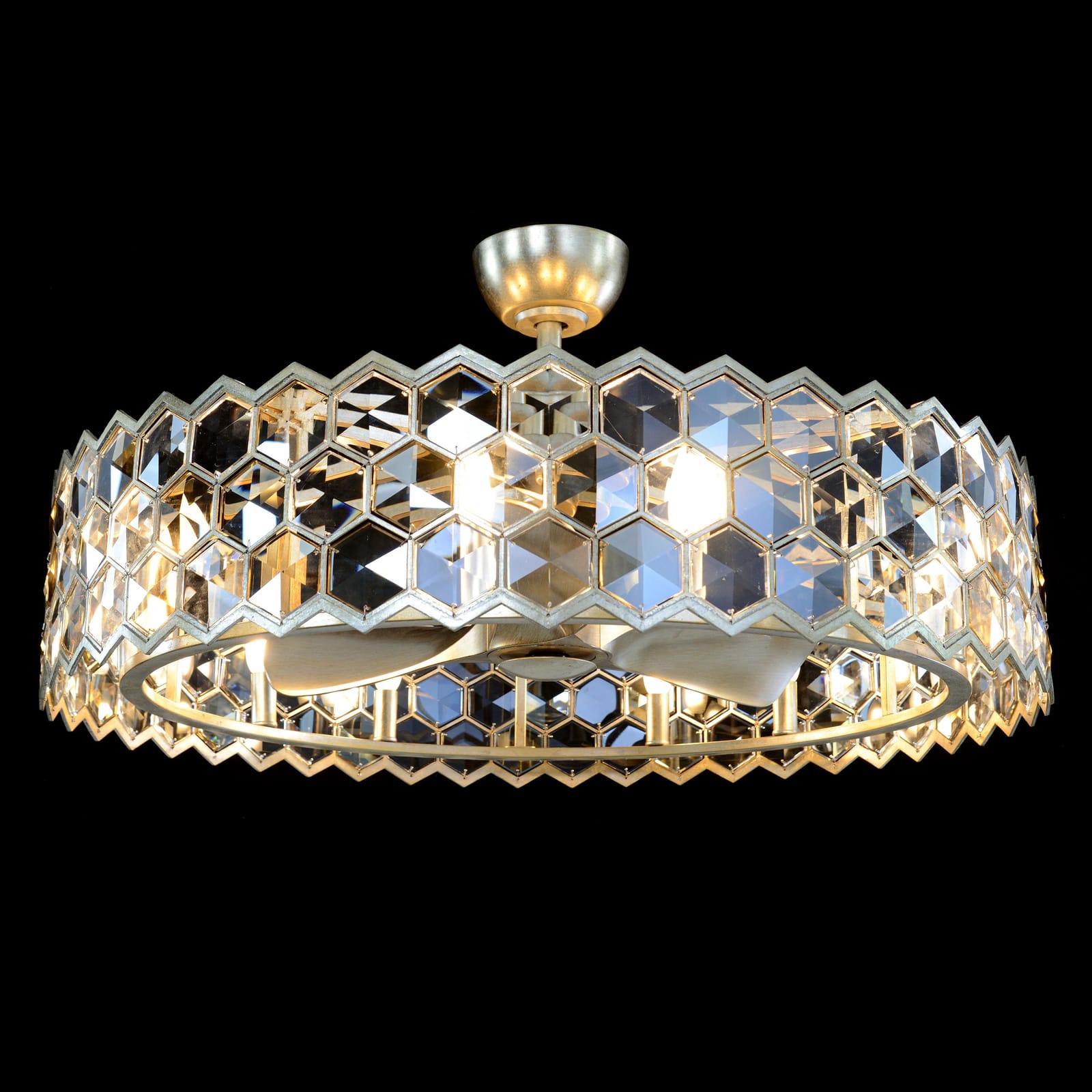 John Richard Array Chandelier with Fan, Large official image 1