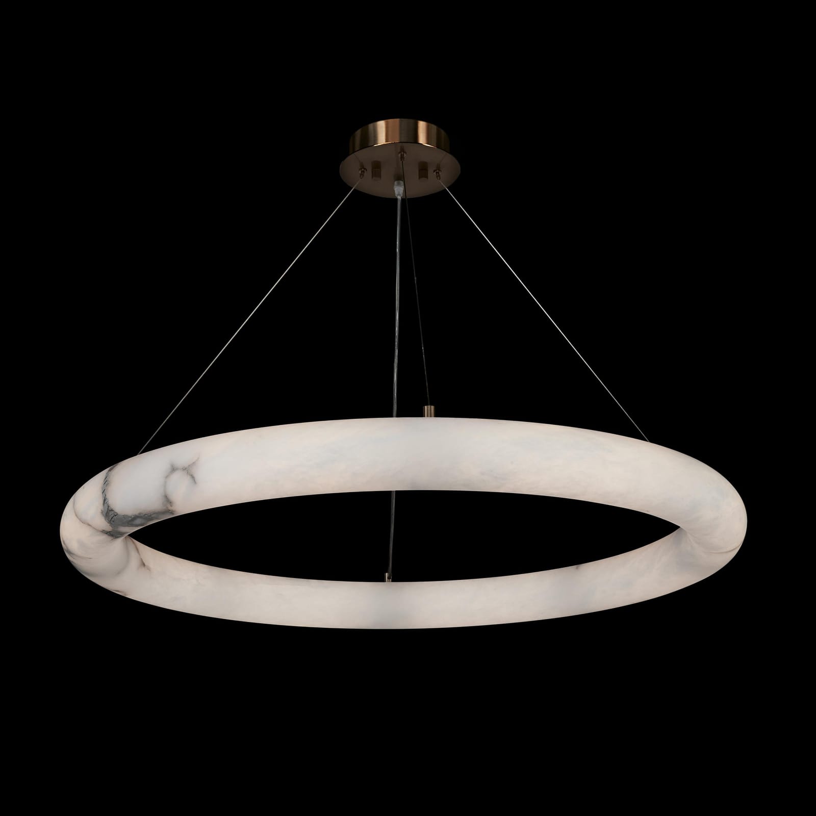 John Richard Alabaster Halo Pendant, Large official image 1