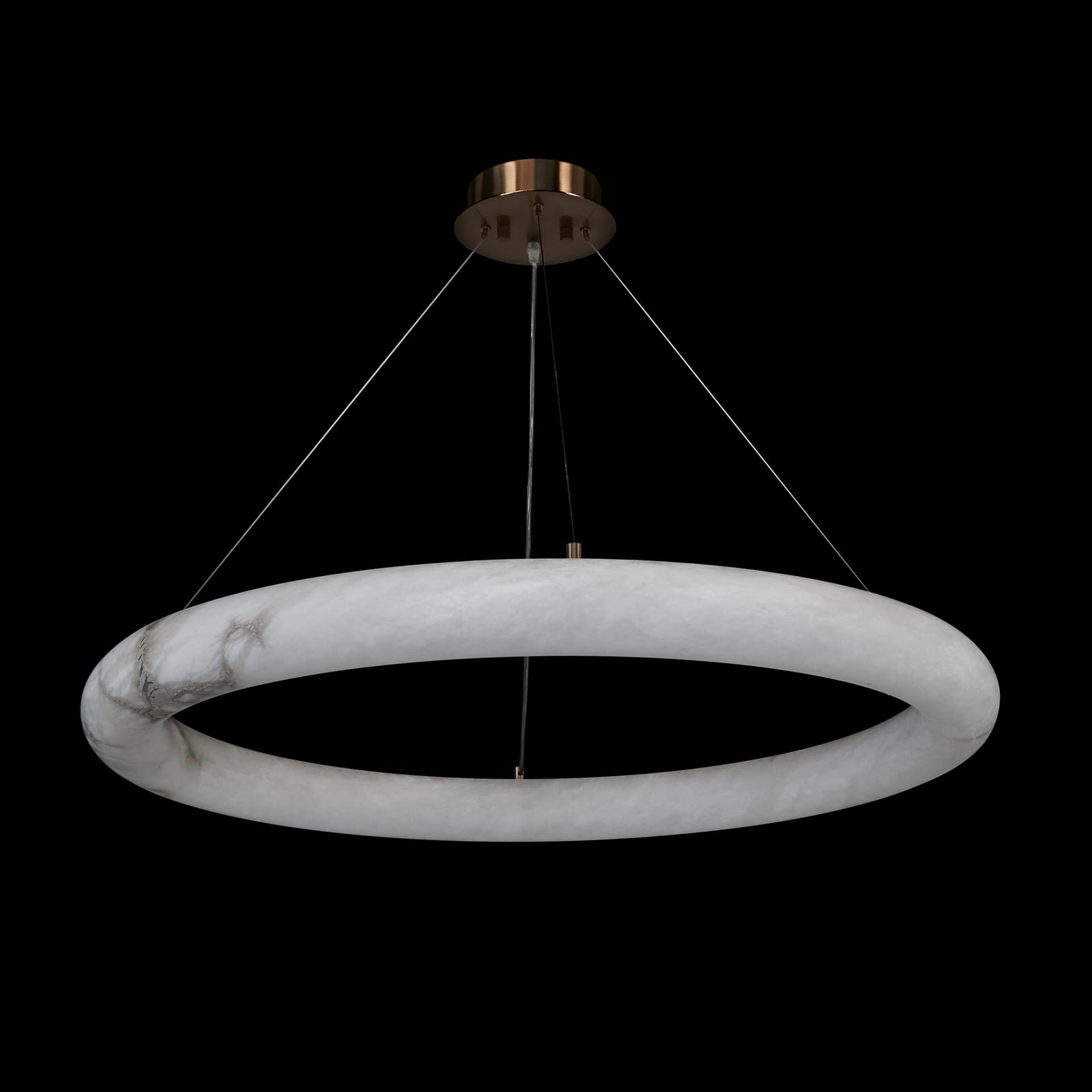 John Richard Alabaster Halo Pendant, Large official image 3
