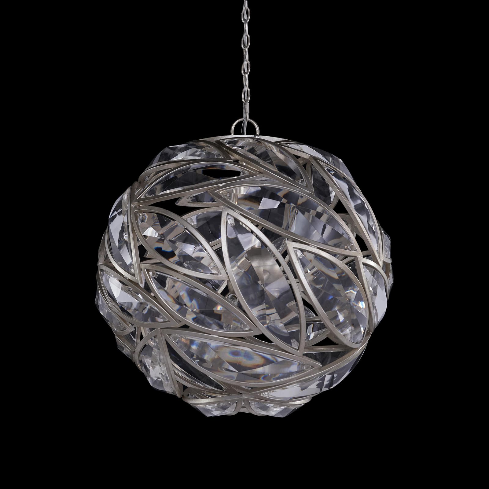 John Richard Petaline Sphere Six-Light Chandelier official image 3