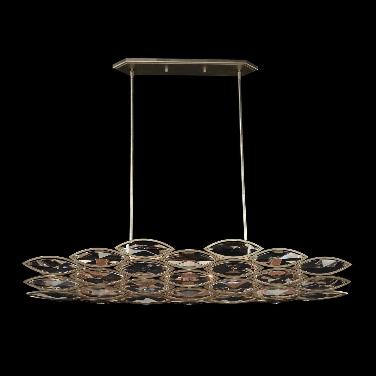 John Richard Petaline Six-Light Horizontal Chandelier official image 1