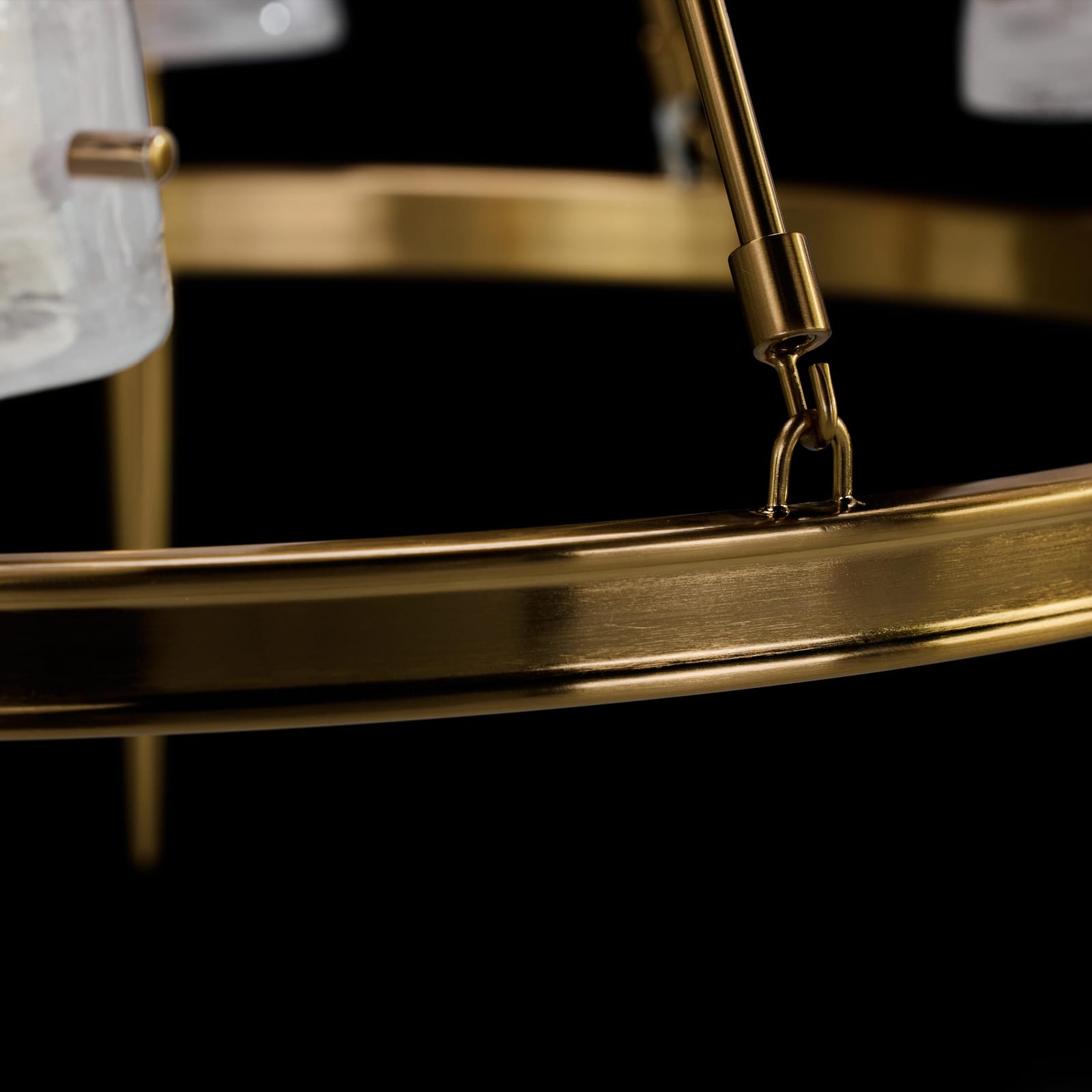 John Richard Coffee Bronze Torch Six-Light Chandelier official image 4