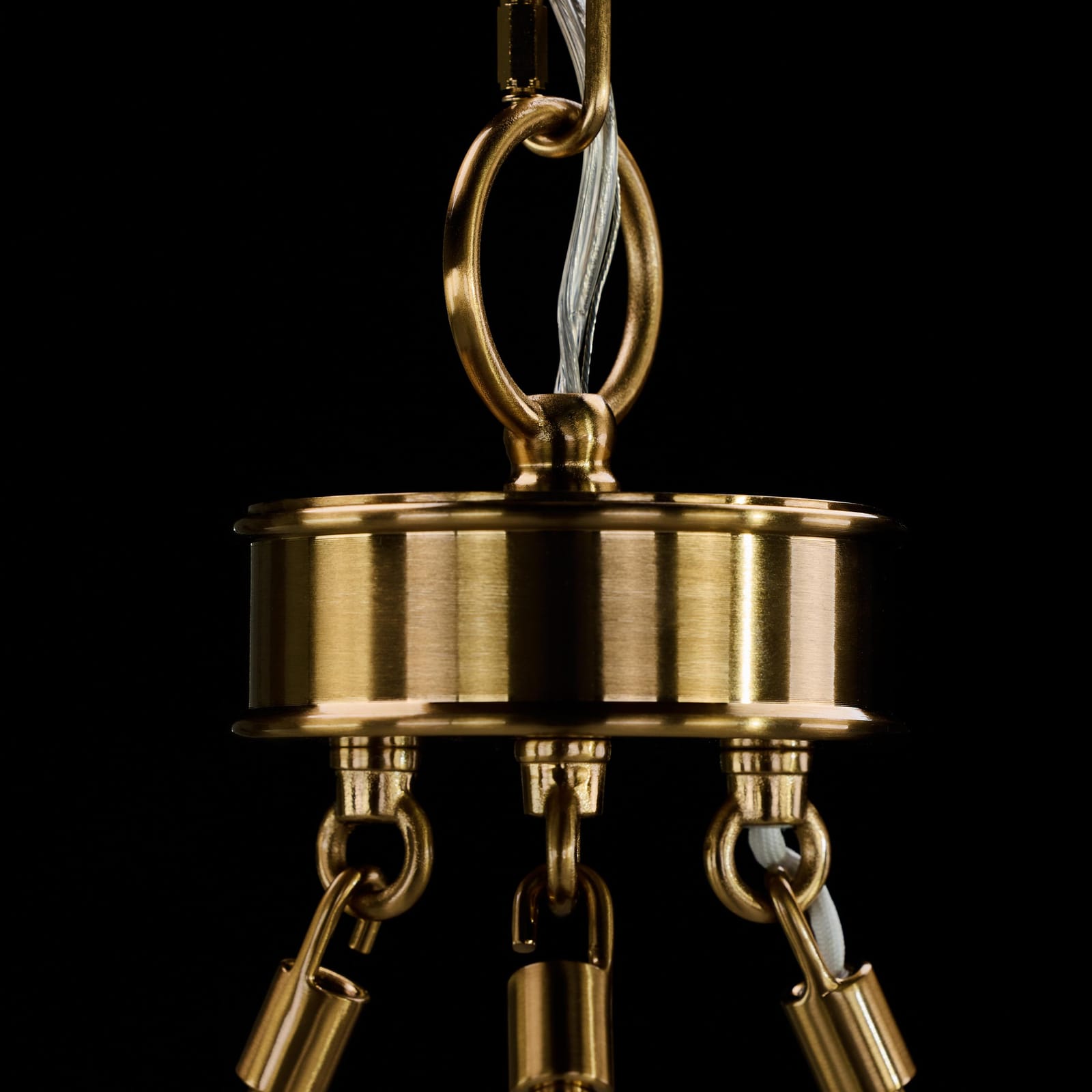 John Richard Coffee Bronze Torch Six-Light Chandelier official image 5