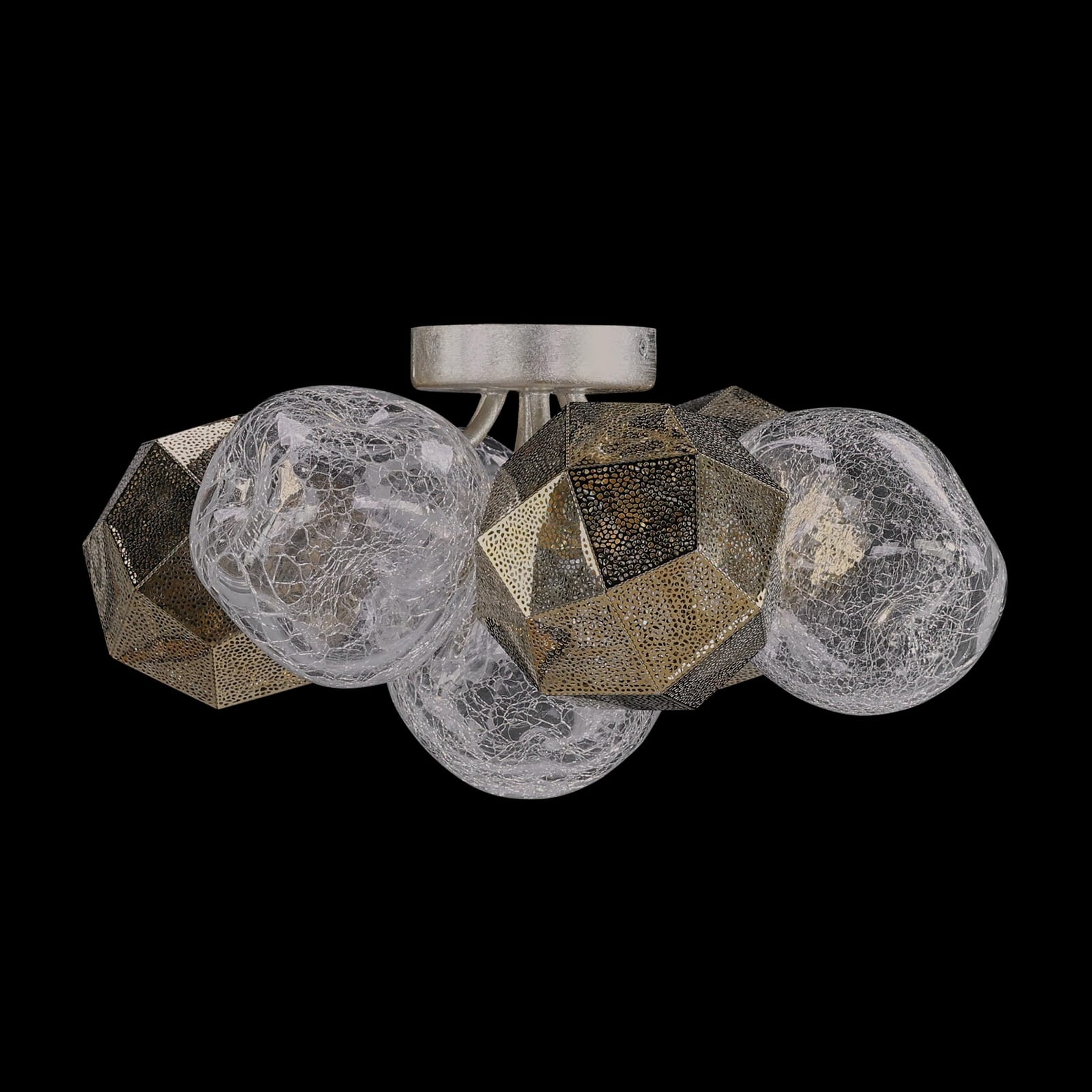 John Richard Vivaldi Three-Light Semi-Fush Mount official image 2