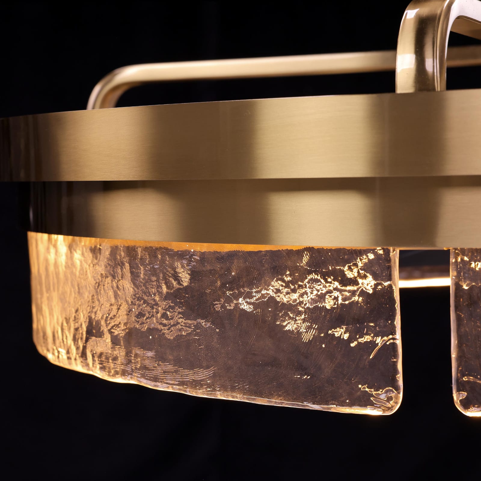 John Richard Sinclair Chandelier with Fan, Brass official image 4