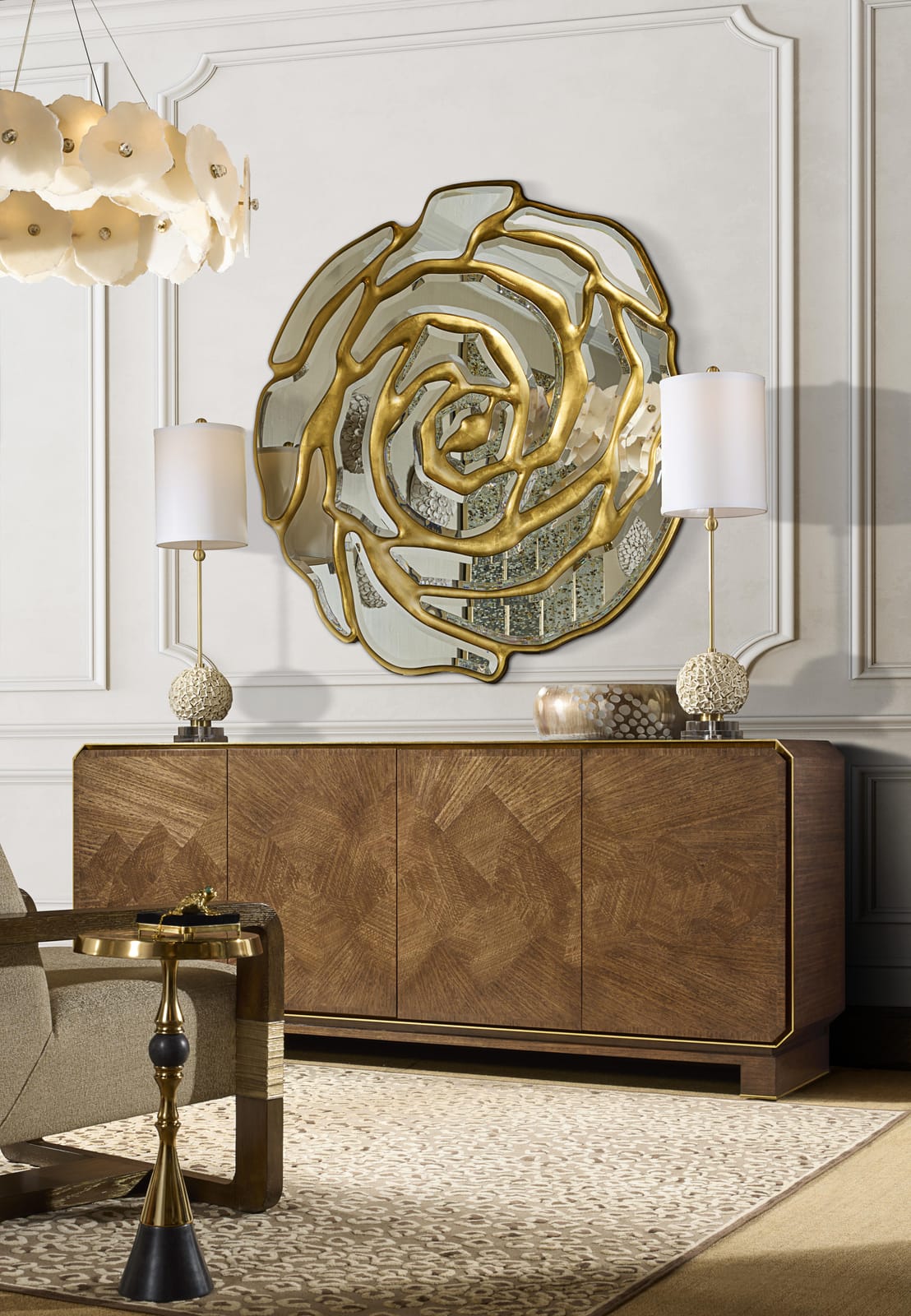 John Richard Montserrat Sixteen-Light Chandelier official image 5