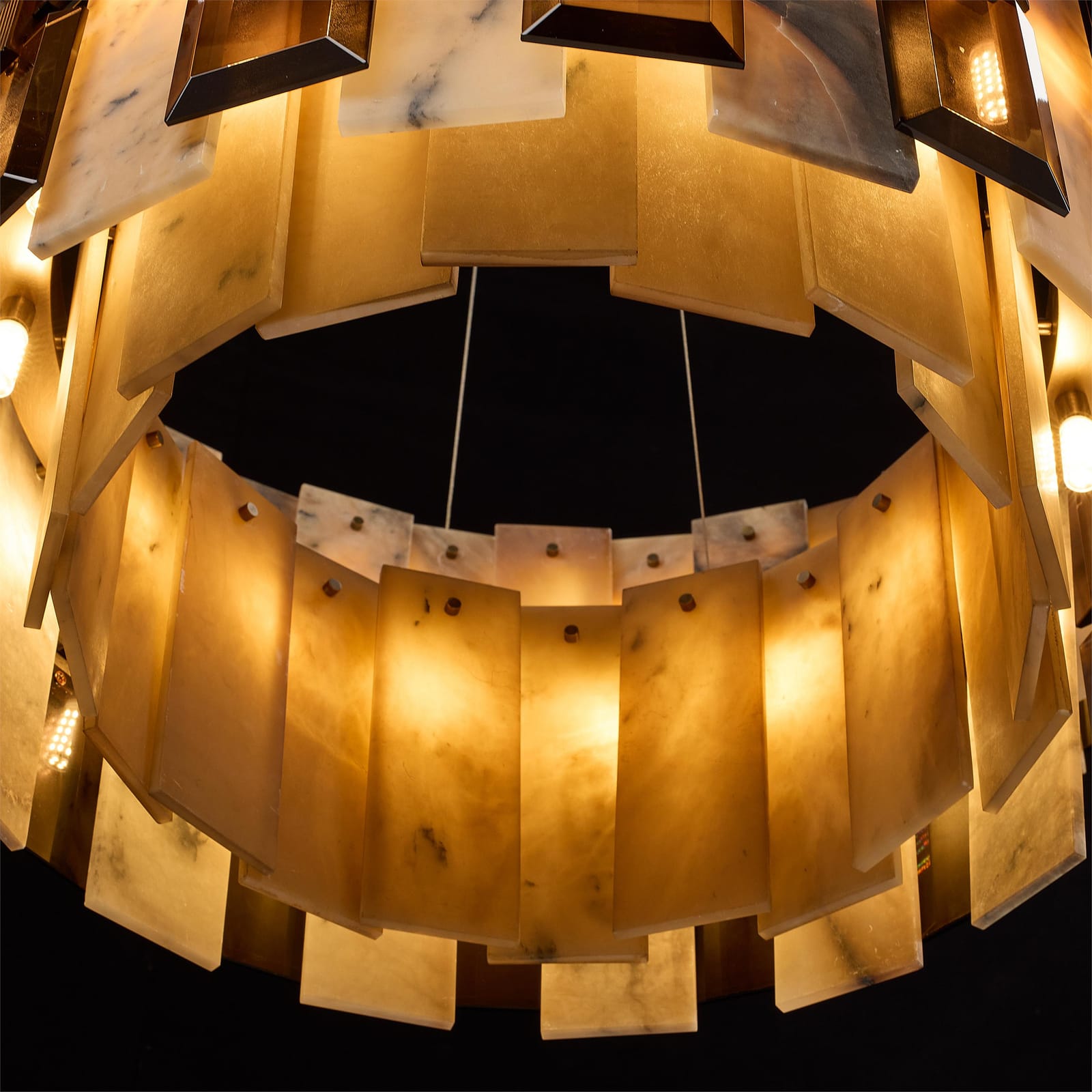 John Richard Tamboril Thirty-Eight-Light Two-Tier Chandelier official image 4