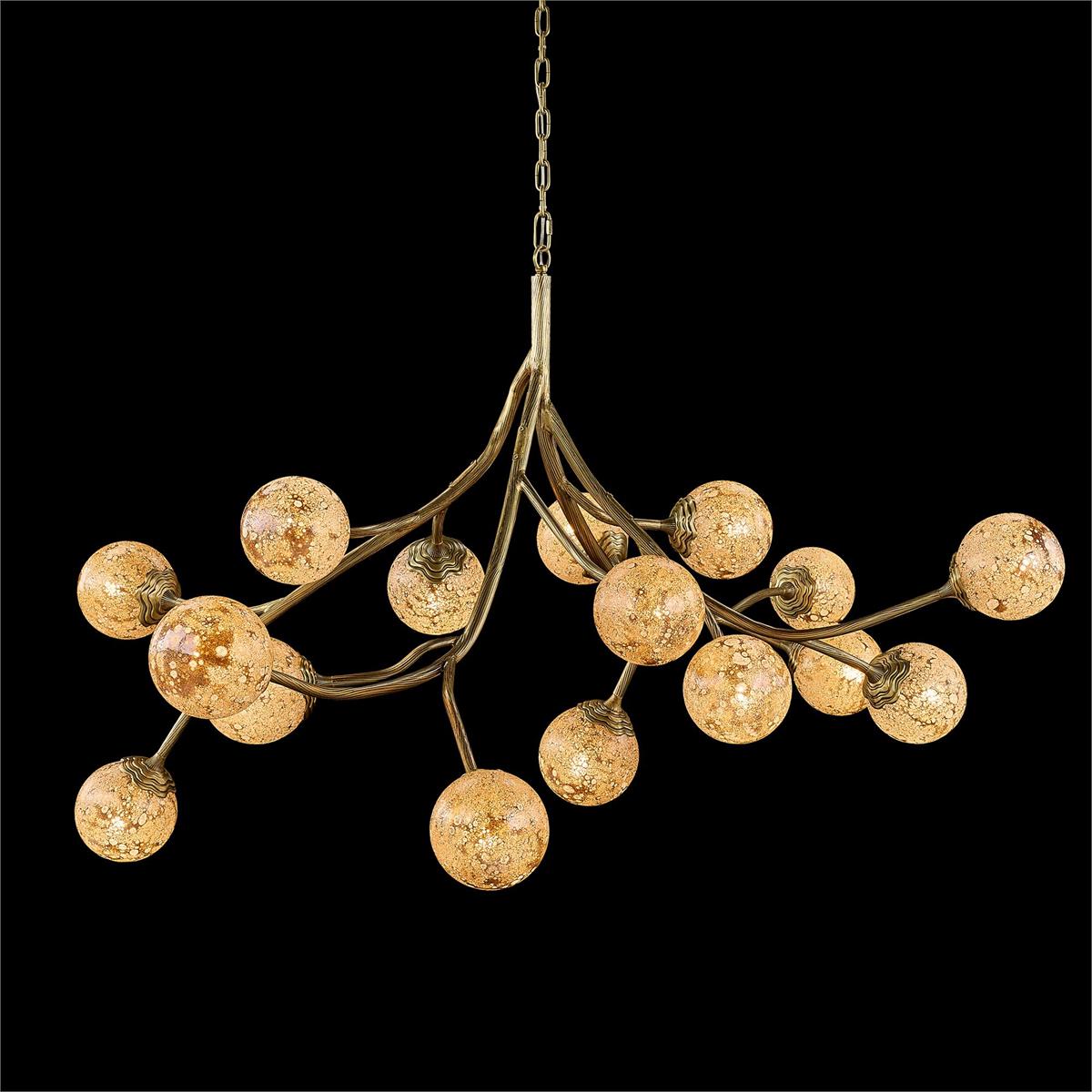 John Richard Melia Sixteen-Light Horizontal Chandelier official image 1