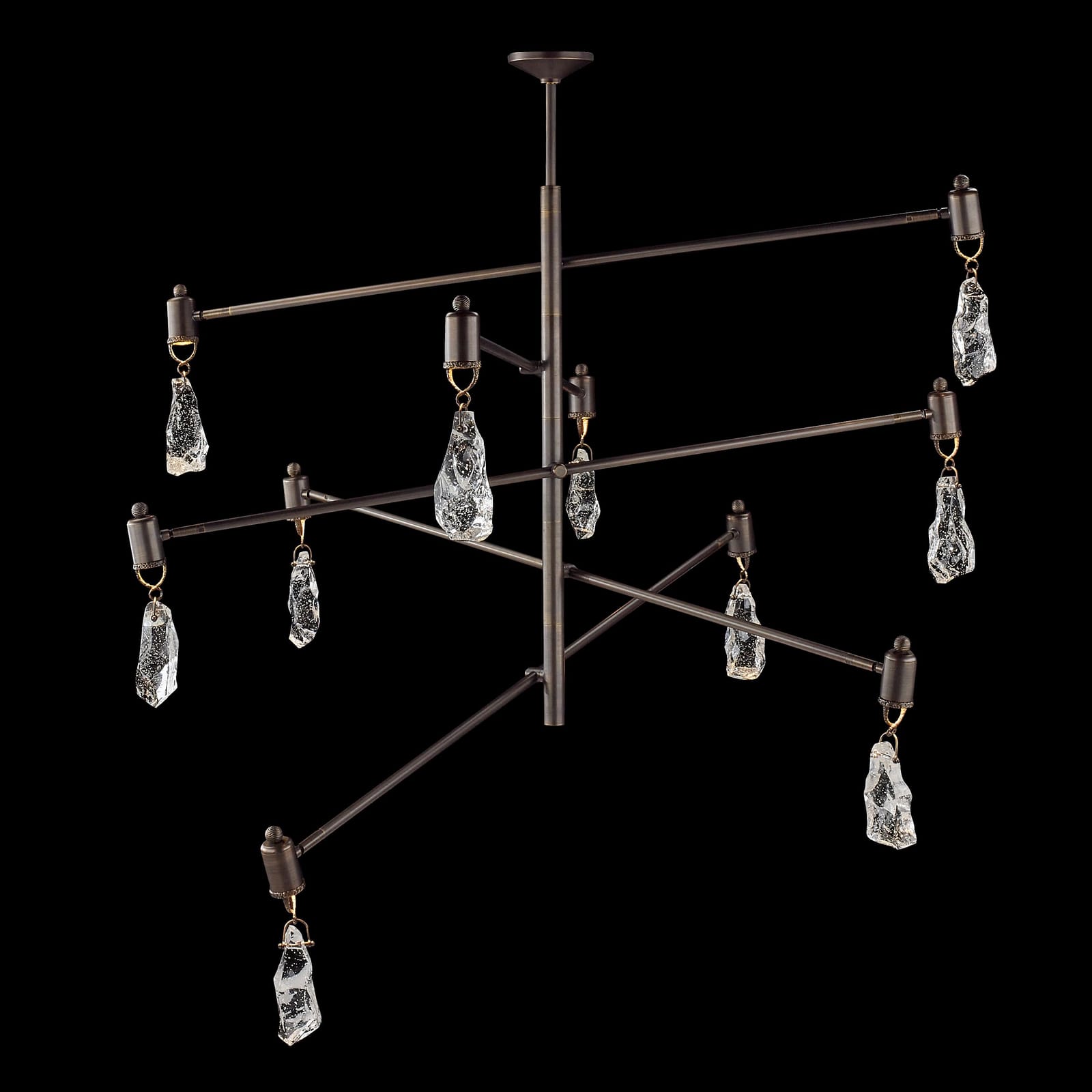 John Richard Barcelona Ten-Light Chandelier official image 1