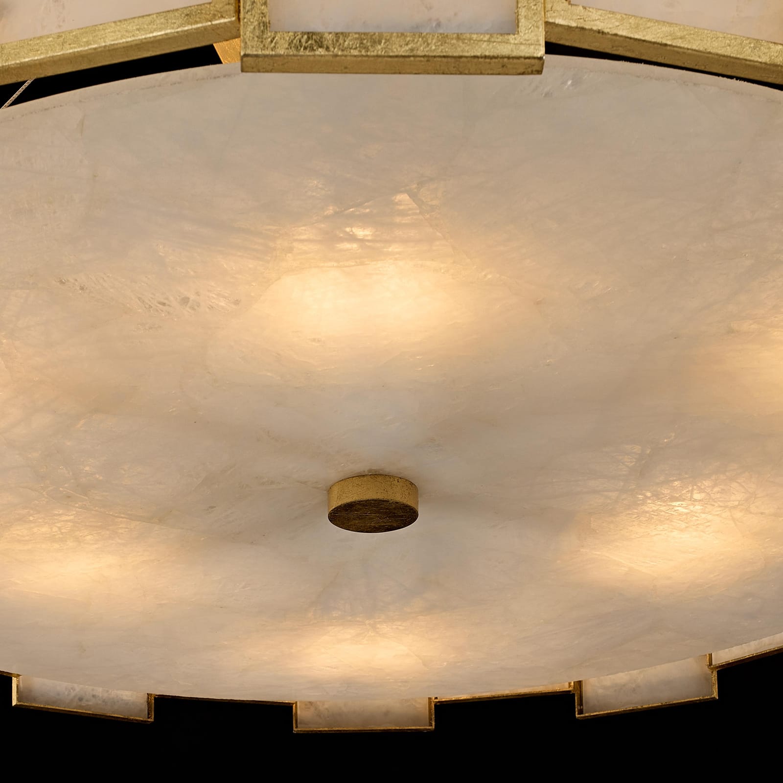 John Richard Calcite Panel Six-Light Chandelier official image 4