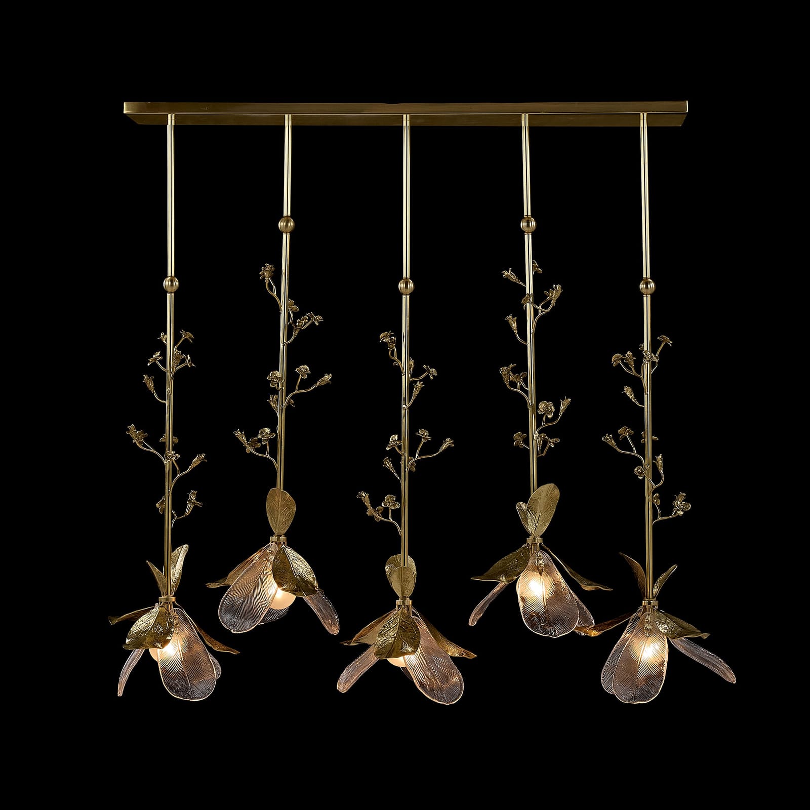 John Richard Dryad Five-Light Horizontal Chandelier official image 1