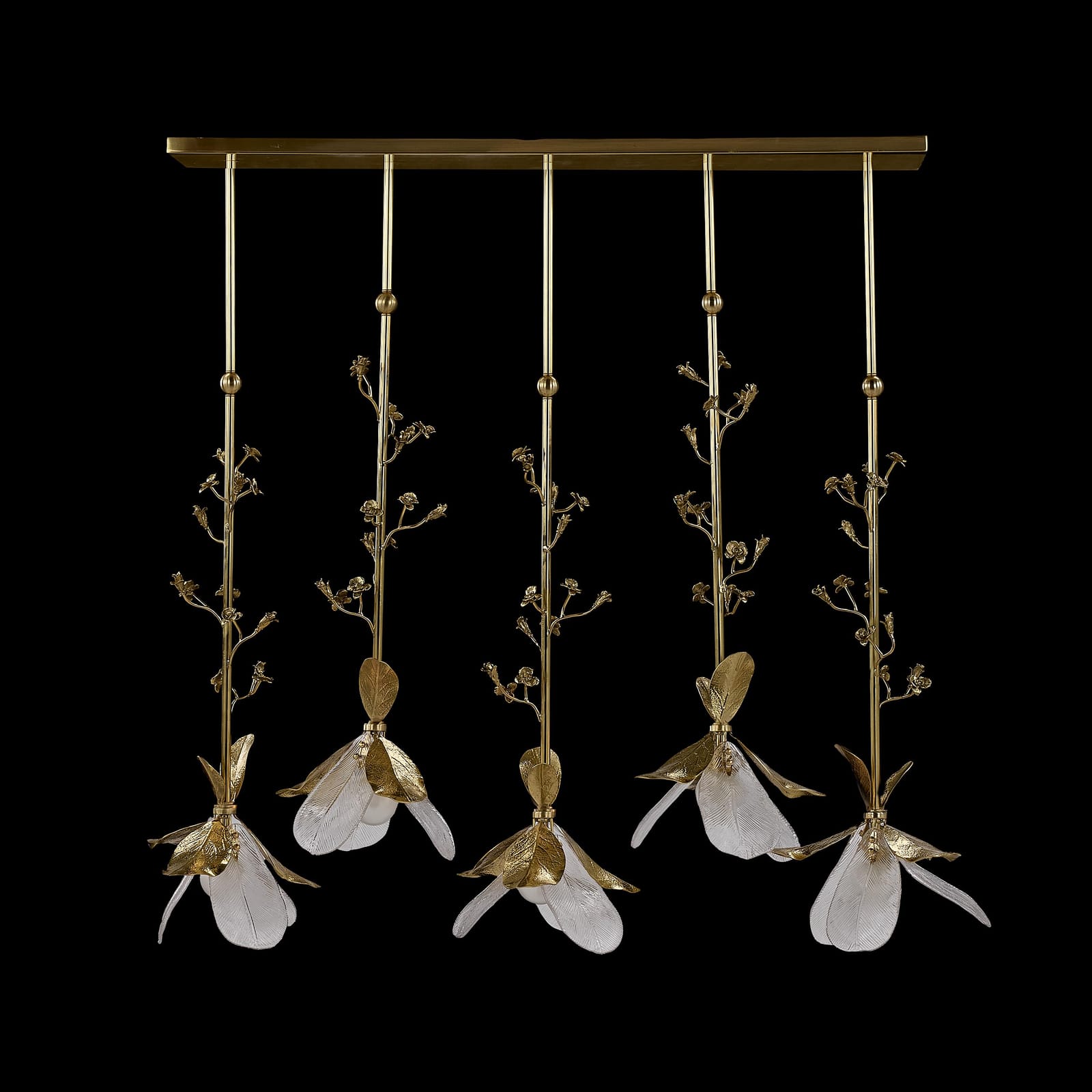 John Richard Dryad Five-Light Horizontal Chandelier official image 2