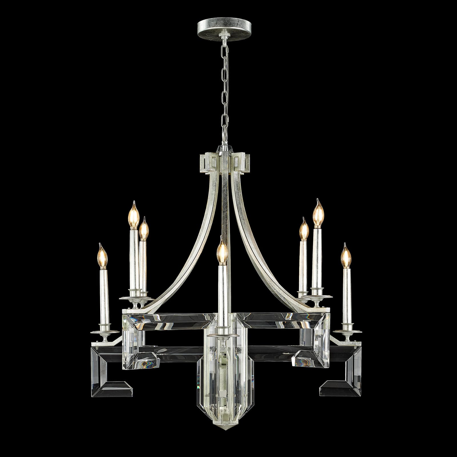 John Richard Lucan Eight-Light Chandelier official image 1