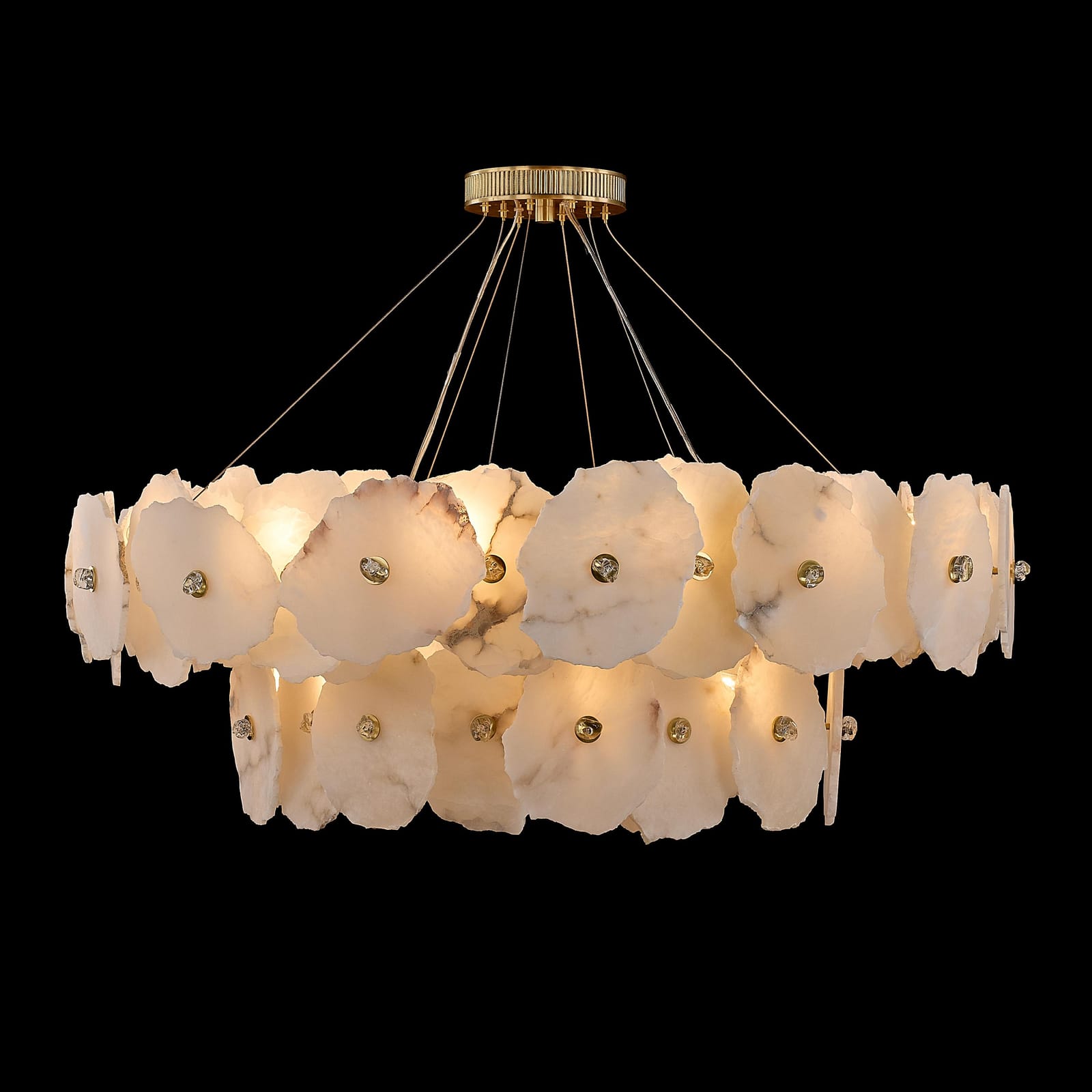 John Richard Montserrat Two-Tier Twenty-Four-Light Chandelier official image 1