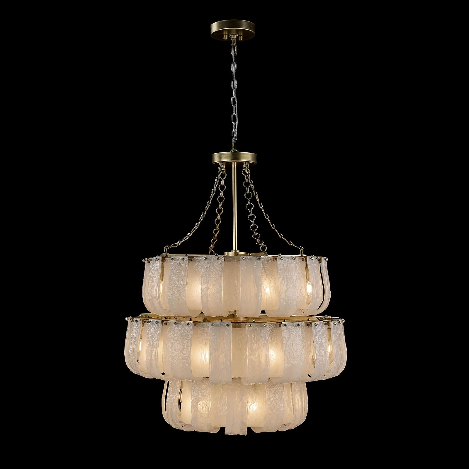 John Richard Castello Three-Tier Twenty-Four-Light Chandelier official image 1