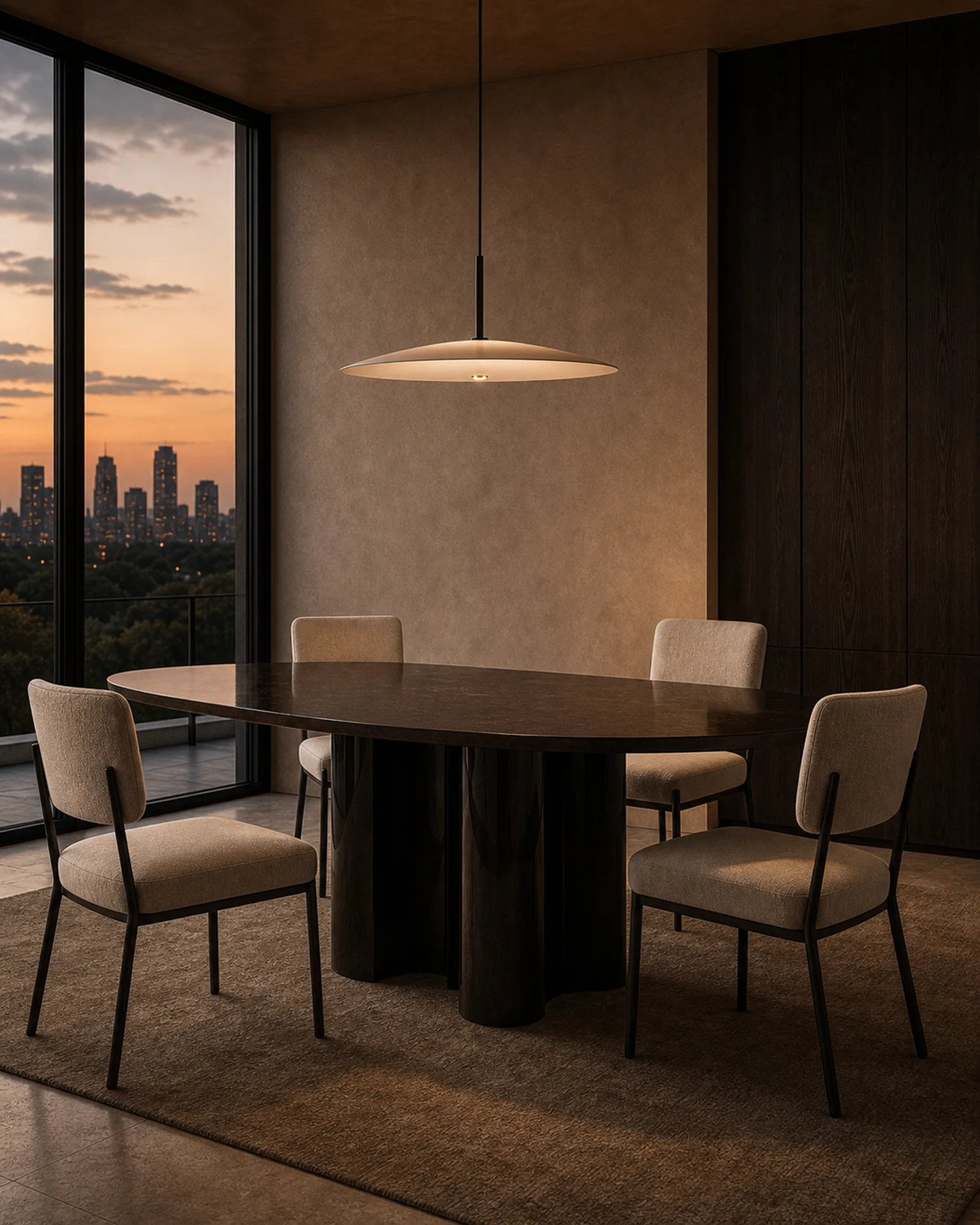Dining room scene