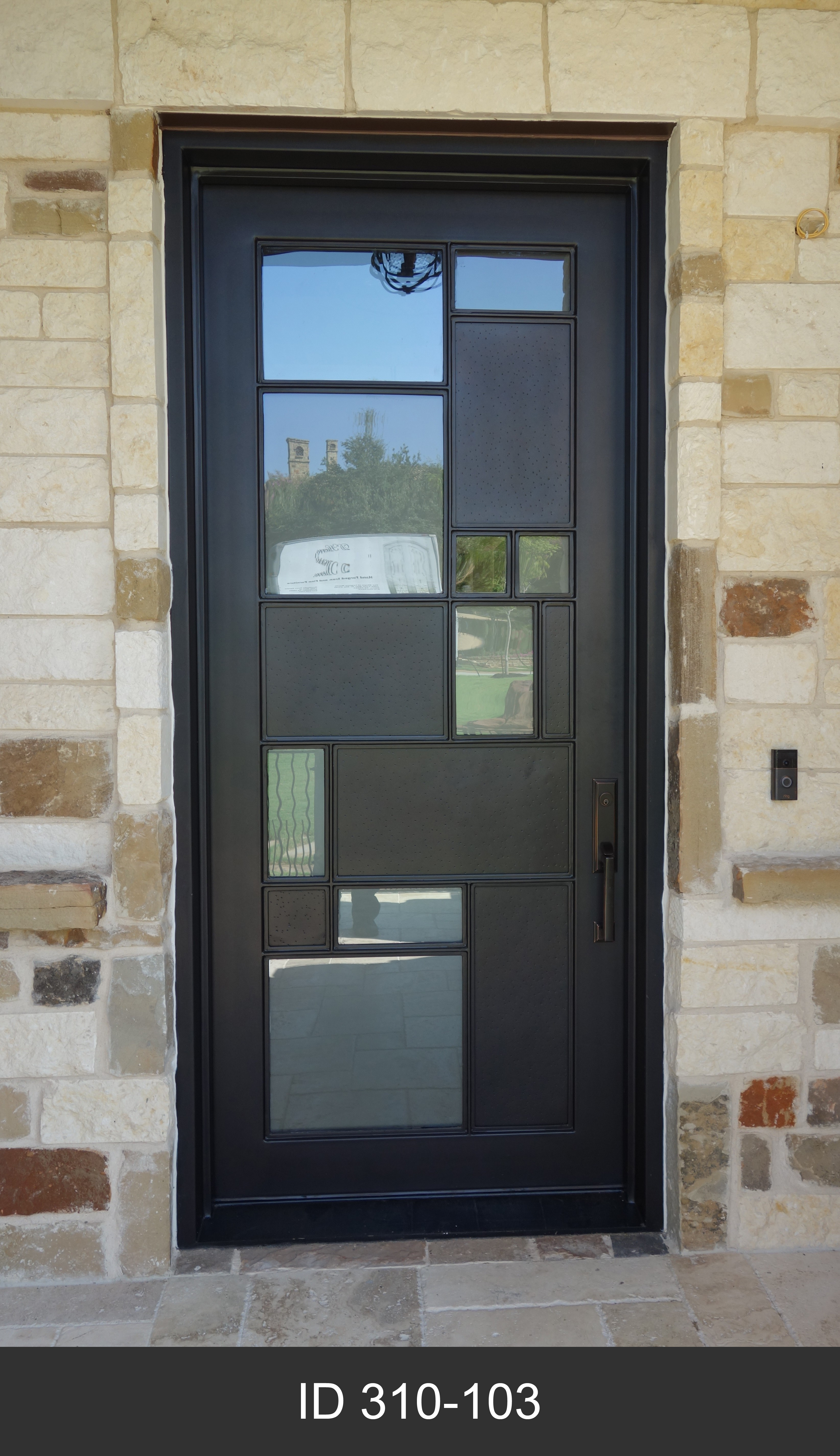 MODERN SINGLE IRON DOORS - D&#039;Hierro Iron Doors, Plano, TX