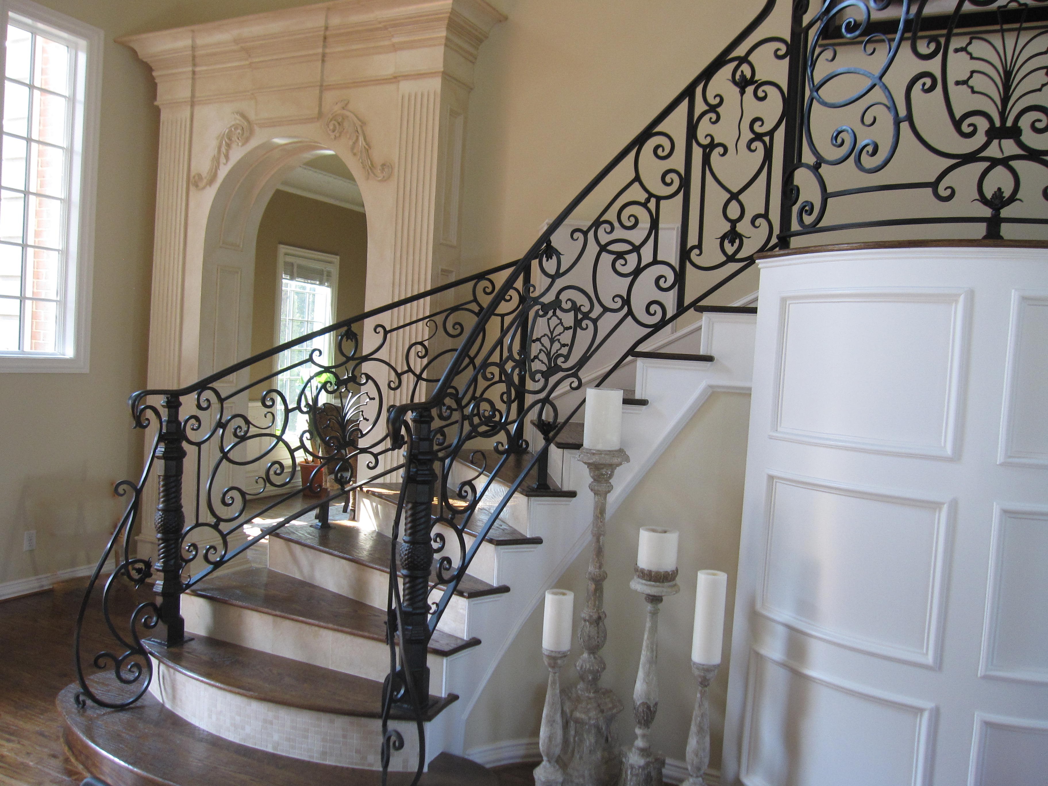 Stair Railings Balconies D Hierro Iron Doors Plano Tx